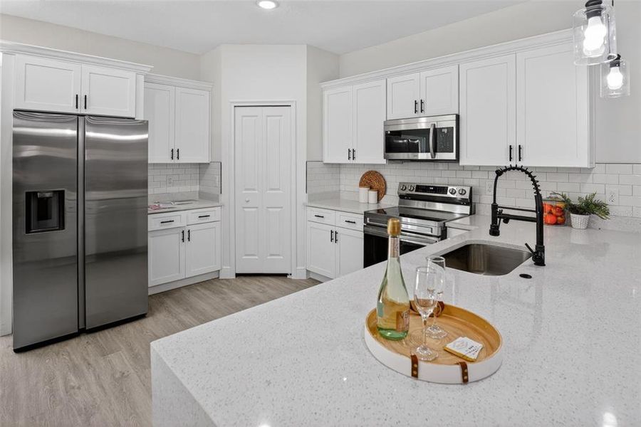 Furnished interior view inside a new home in , Citrus Springs (Image 4).