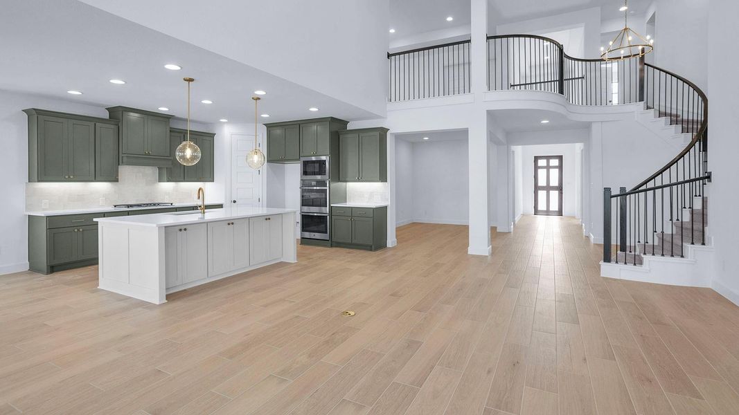 Furnished interior view inside a new home in Everly, Tomball (Image 9).