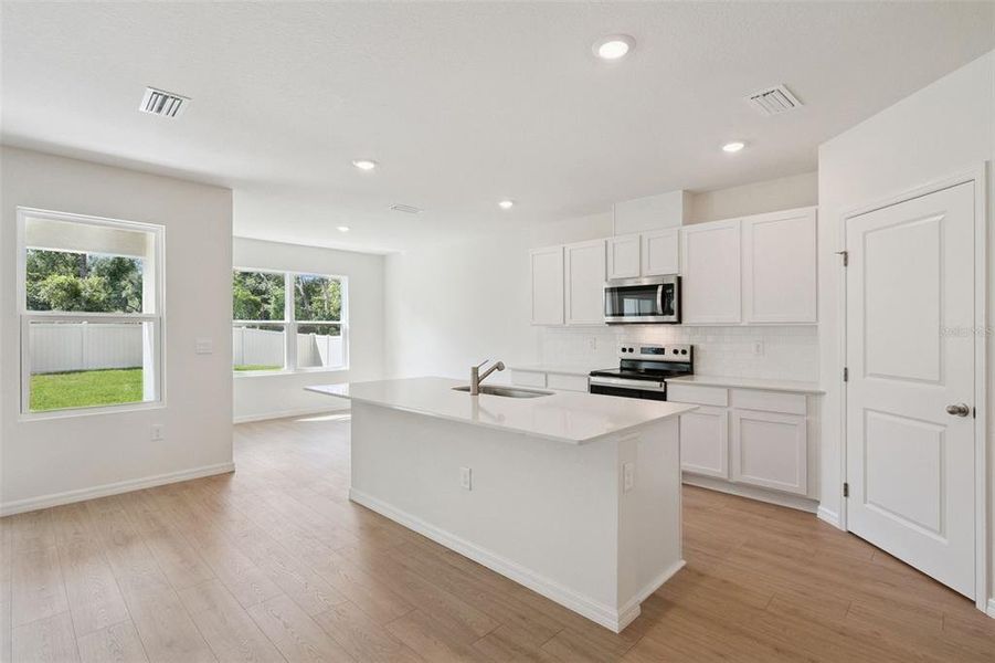 Furnished interior view inside a new home in , Daytona Beach (Image 8).