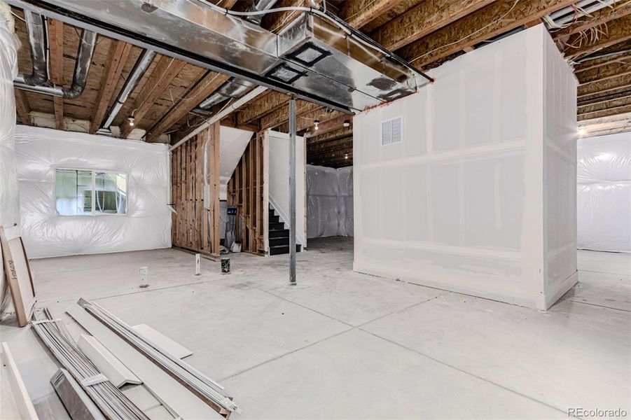 In-progress construction of a new home in West Grange, Longmont, CO (Image 35).