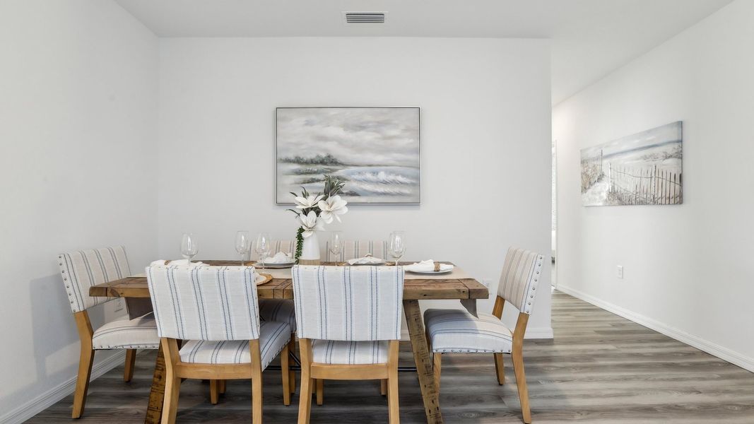 Furnished interior view inside a new home in Angeline, Land O' Lakes (Image 12).
