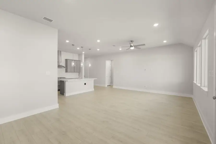 Representative unfurnished interior of a home built from the Liberty by Rockwell Homes in Wildflower Ranch, Justin (Image 19).