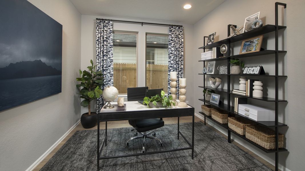 Furnished interior view inside a new home in Veranda, San Antonio (Image 9).