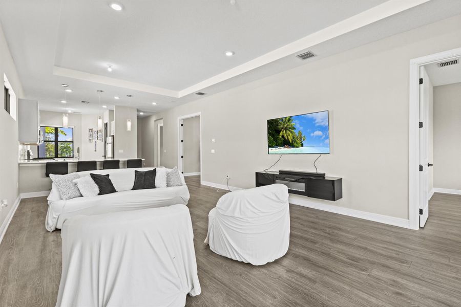 Furnished interior view inside a new home in , The Acreage (Image 12).