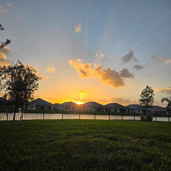 Sunset from back patio