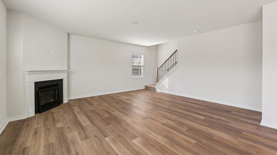 Representative unfurnished interior of a home built from the Hanover by D.R. Horton in Granite Falls, Lancaster (Image 12).