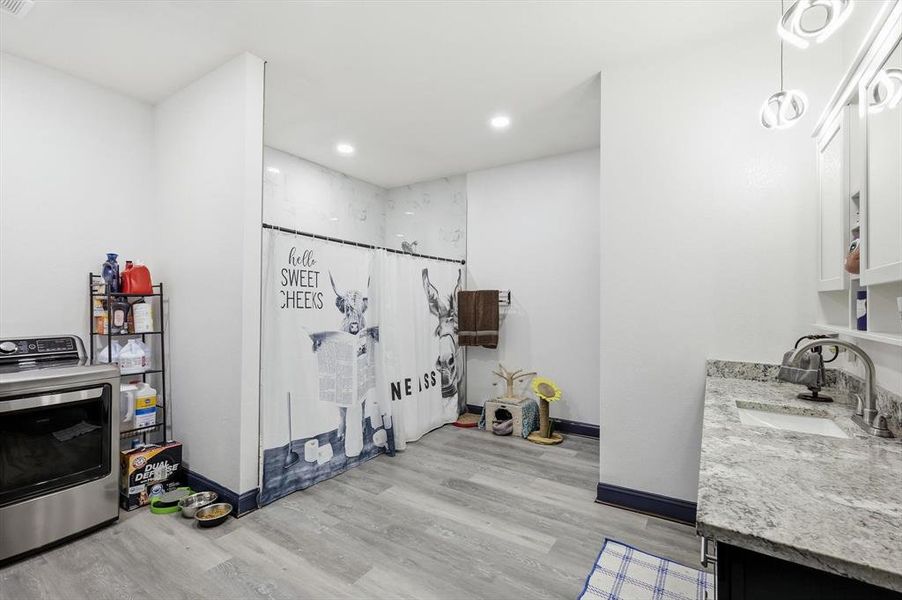 Furnished interior view inside a new home in , Royse City (Image 29).