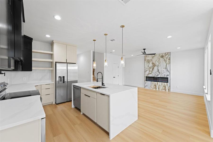 Furnished interior view inside a new home in , Glenn Heights (Image 6). Furnished interior view inside a new home in , Glenn Heights (Image 6).