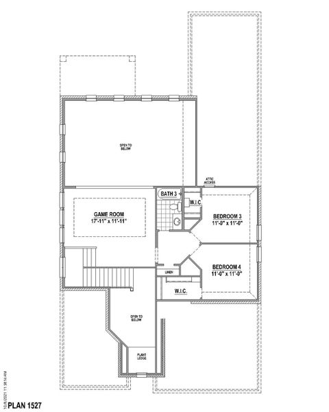 Plan 1527 2nd Floor