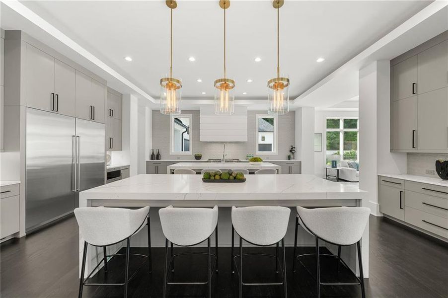 Furnished interior view inside a new home in , Sandy Springs (Image 43).