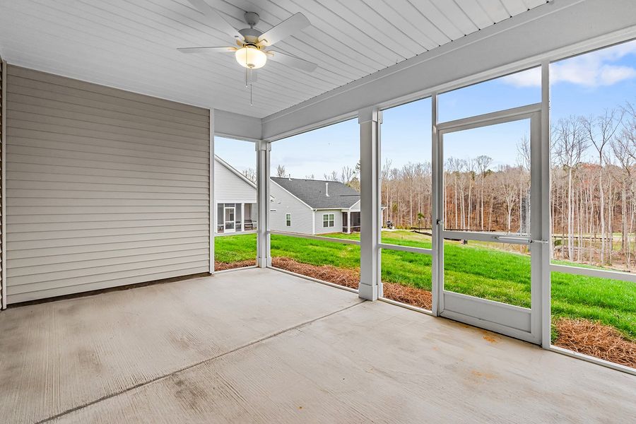 Exterior details and patio area of a home in Brayden, Advance (Image 3).