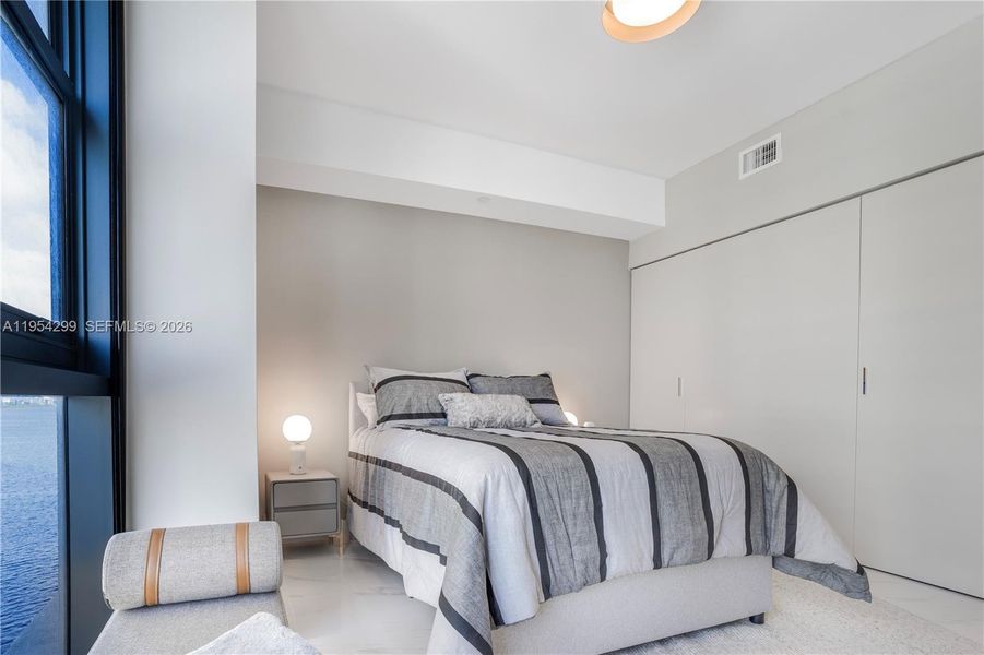 Furnished interior view inside a new home in , Miami (Image 39).