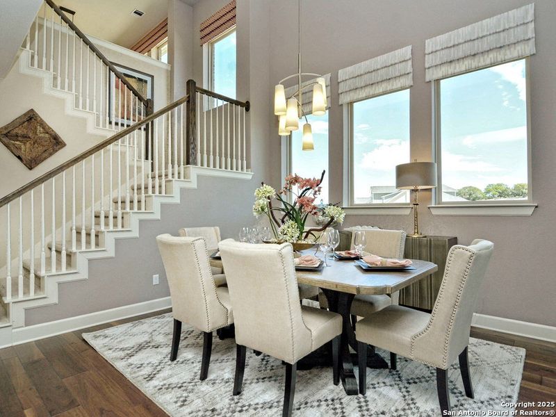Furnished interior view inside a new home in Davis Ranch 50', San Antonio (Image 6).