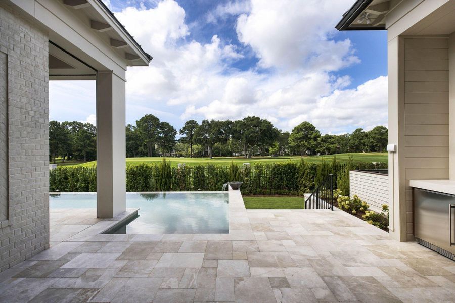 Exterior details and patio area of a home in , Charleston (Image 52). Exterior details and patio area of a home in , Charleston (Image 52).