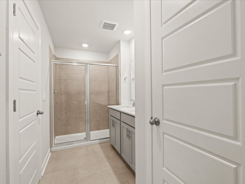 Furnished interior view inside a new home in Avalon Townes, Lyman (Image 6).