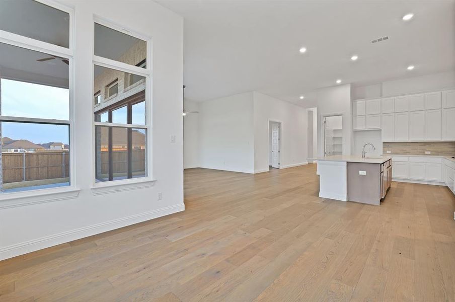 Breakfast area off Kitchen