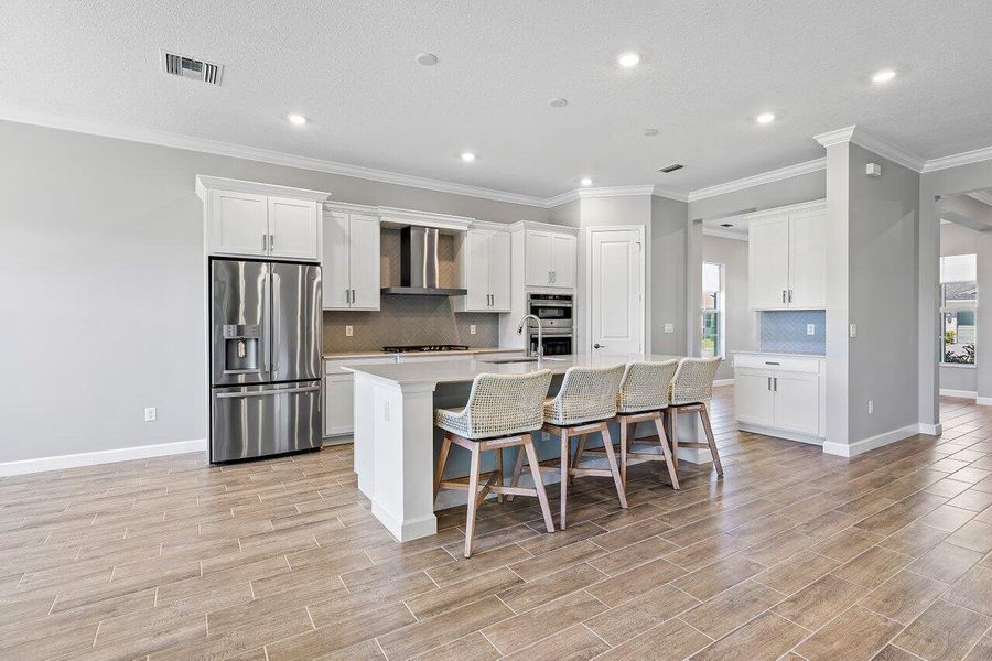 Furnished interior view inside a new home in , Loxahatchee (Image 29).
