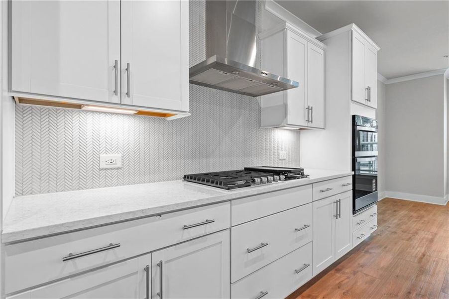 Furnished interior view inside a new home in Altus at The Quarter, Atlanta (Image 6).