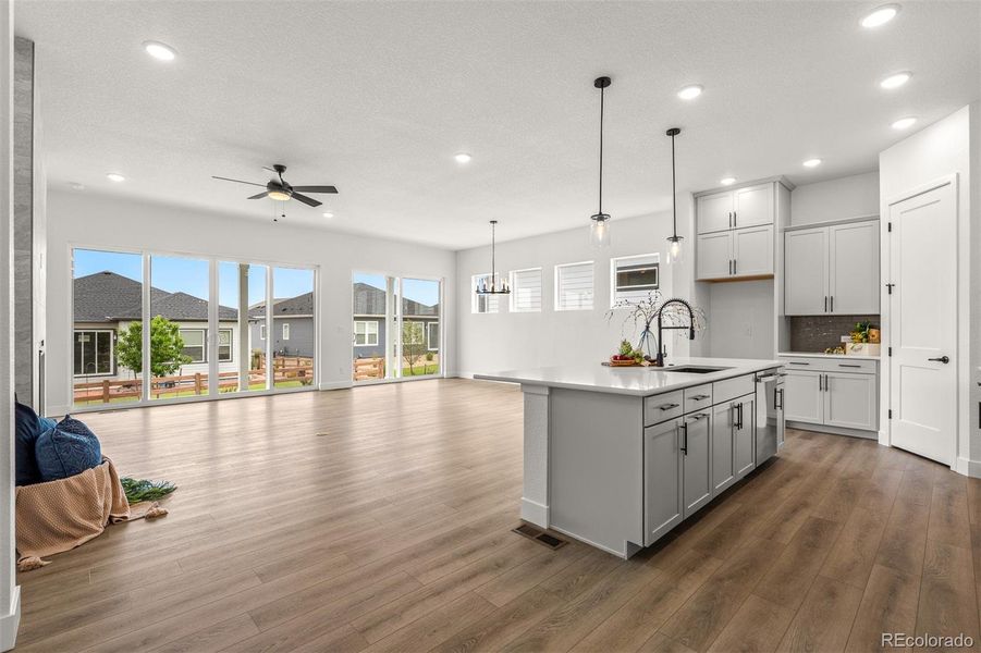 Furnished interior view inside a new home in Wolf Ranch - Enclave Collection, Colorado Springs (Image 31).