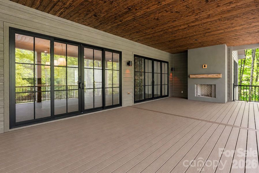 Covered Back Deck