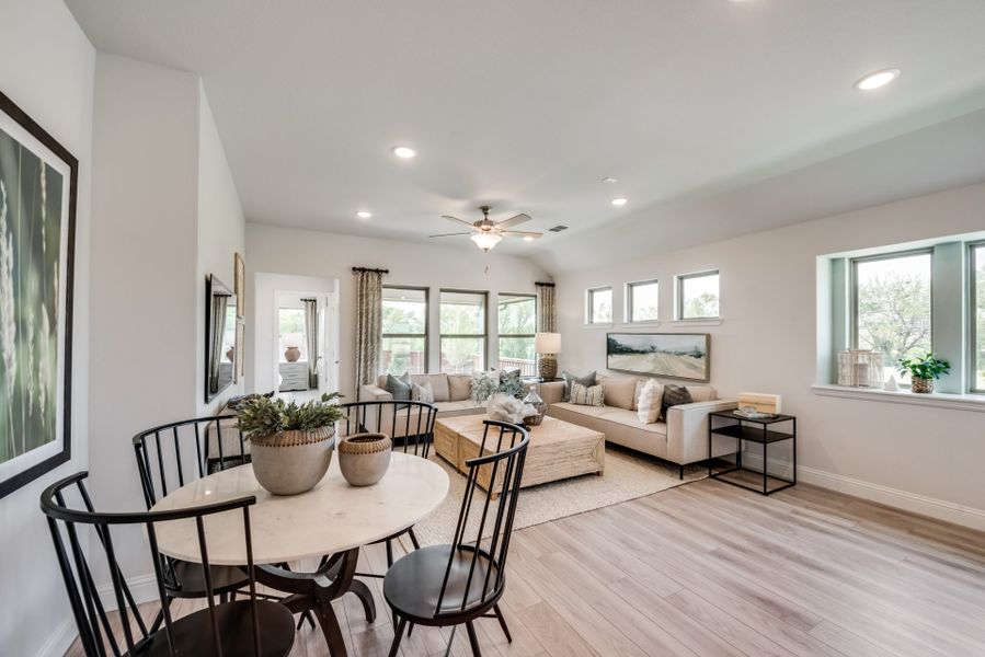 Furnished interior view inside a new home in Town Park, Princeton (Image 5).