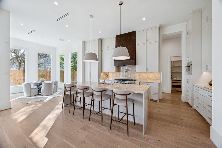 Furnished interior view inside a new home in , Houston (Image 8).
