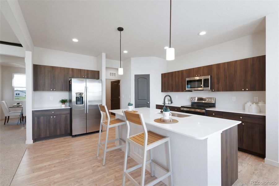Furnished interior view inside a new home in , Pueblo West (Image 10).