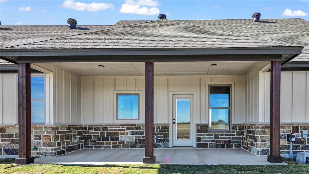 Exterior details and patio area of a home in , Cresson (Image 36).