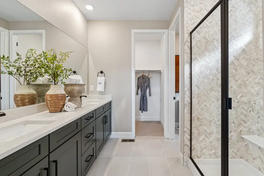 Furnished interior view inside a new home in Trailstone, Arvada (Image 44).