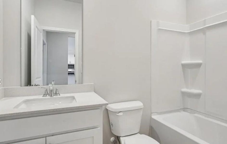 Furnished interior view inside a new home in Harmony Manor, Fairburn (Image 12).