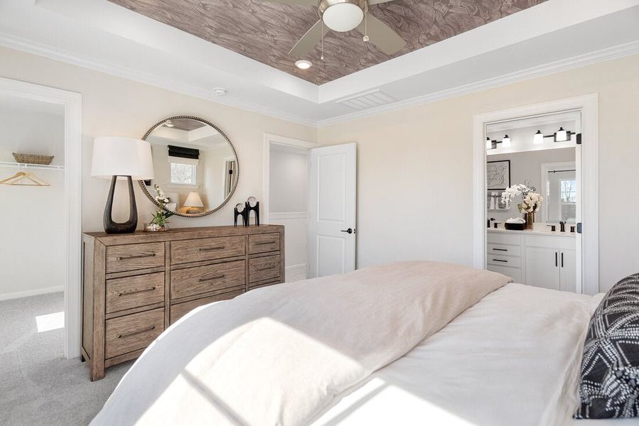 Furnished interior view inside a new home in Silverstone, Knightdale (Image 11).