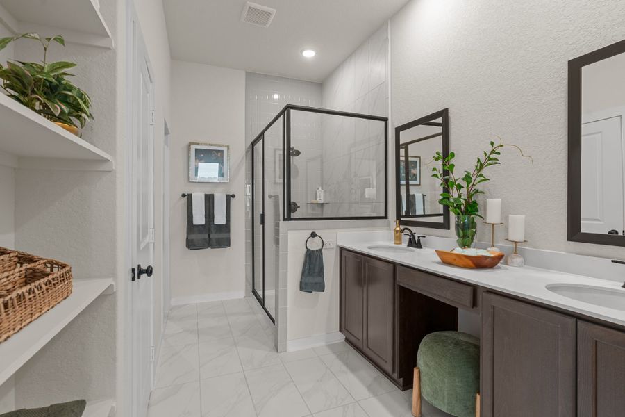 Furnished interior view inside a new home in The Crossvine, Schertz (Image 8).