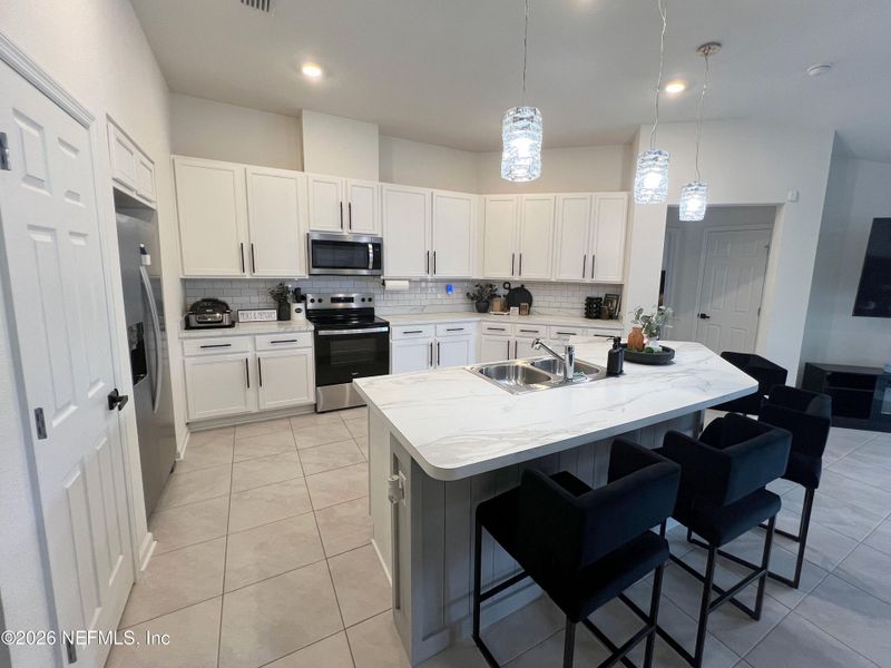 Furnished interior view inside a new home in Hawkes Meadow, Jacksonville (Image 8).