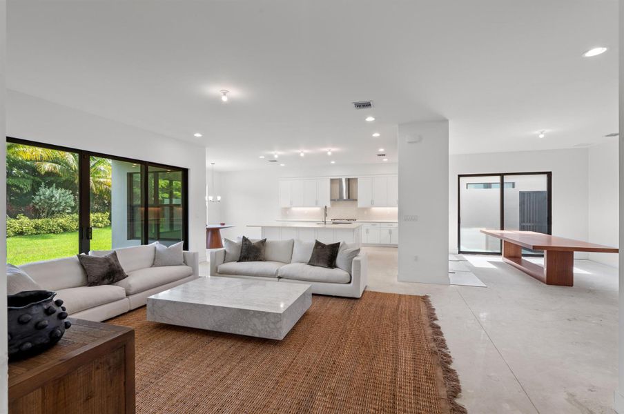 Furnished interior view inside a new home in , Boca Raton (Image 7). Furnished interior view inside a new home in , Boca Raton (Image 7).