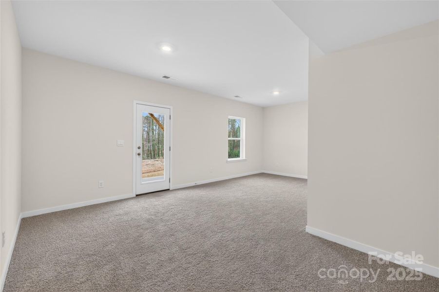 Spacious, unfurnished interior of a new home in Lakeshore at Windstone, Mooresville (Image 29).