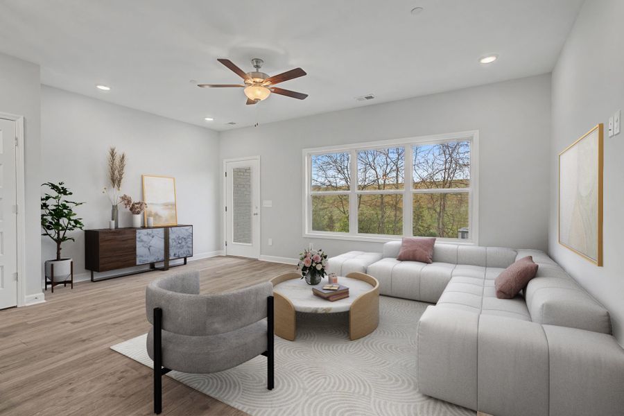 Furnished interior view inside a new home in Oxford Station, Gallatin (Image 10).