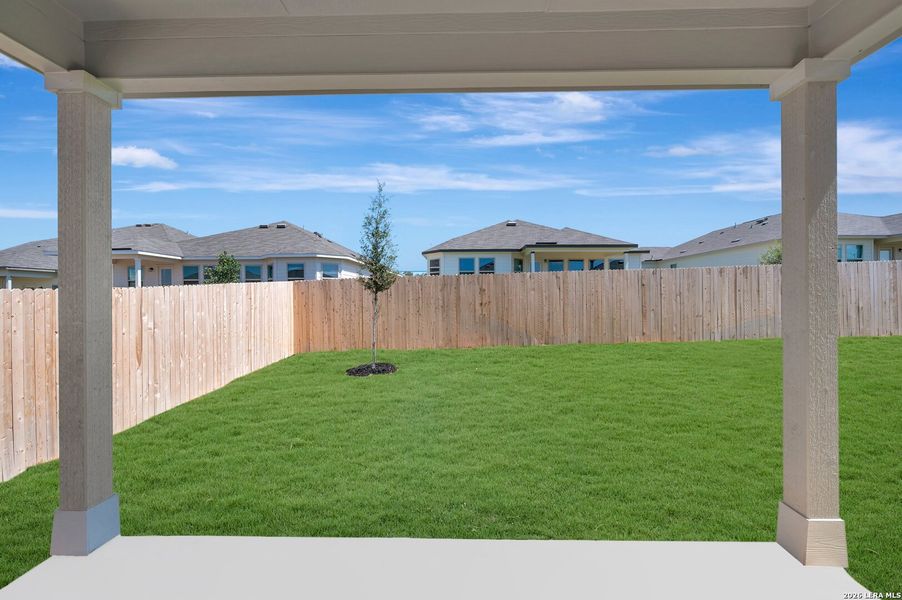 Exterior details and patio area of a home in Greenspoint Heights, Seguin (Image 2). Exterior details and patio area of a home in Greenspoint Heights, Seguin (Image 2).