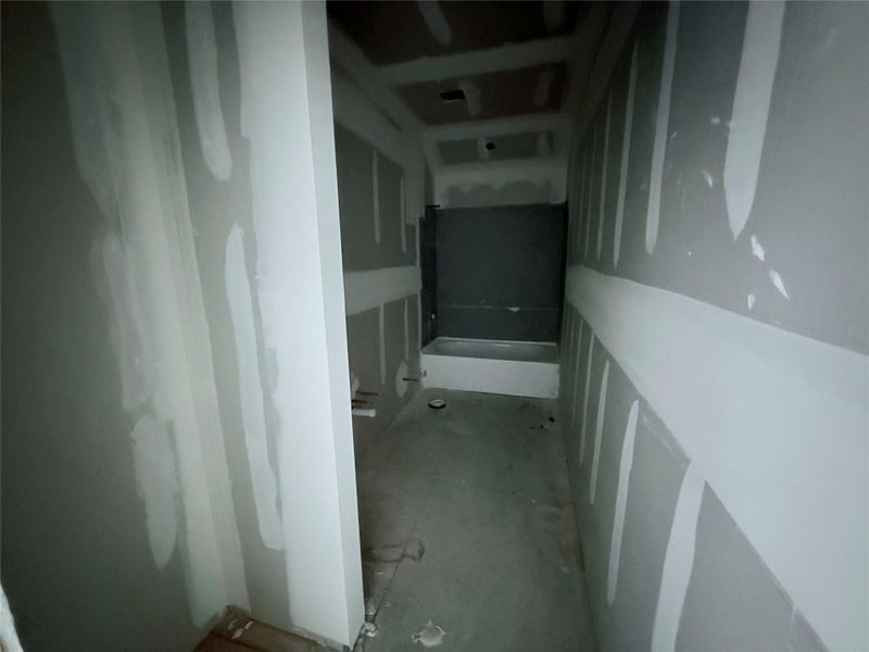 Bath 3 upstairs with linen closet