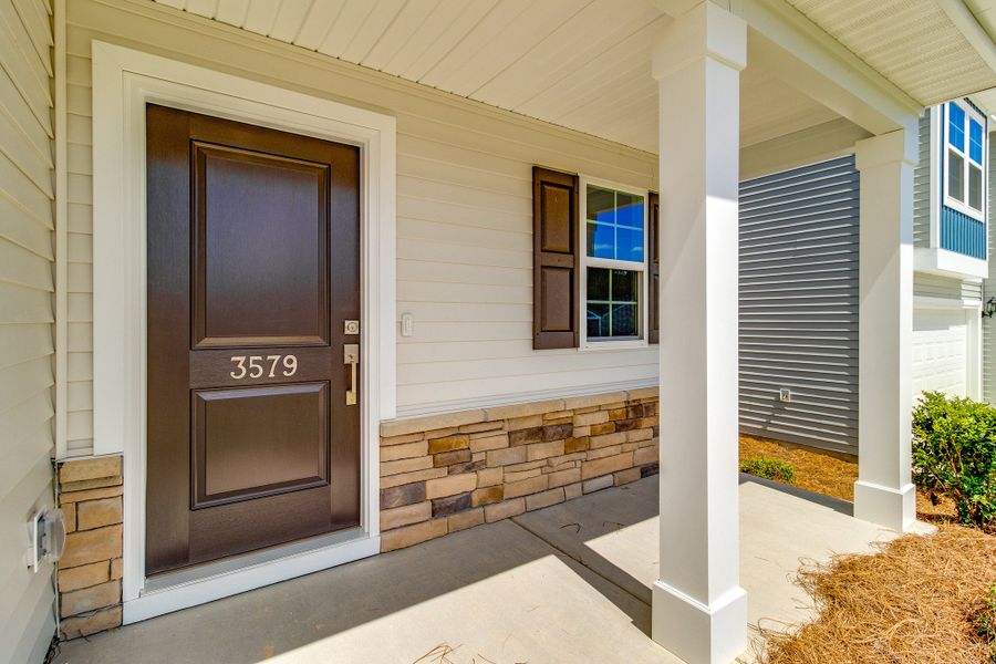 Exterior details and patio area of a home in Bluefield, Lexington (Image 3).