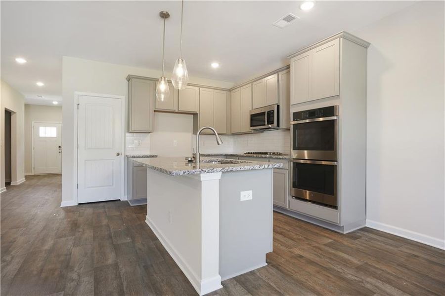 Furnished interior view inside a new home in Conner Springs, Social Circle (Image 4).