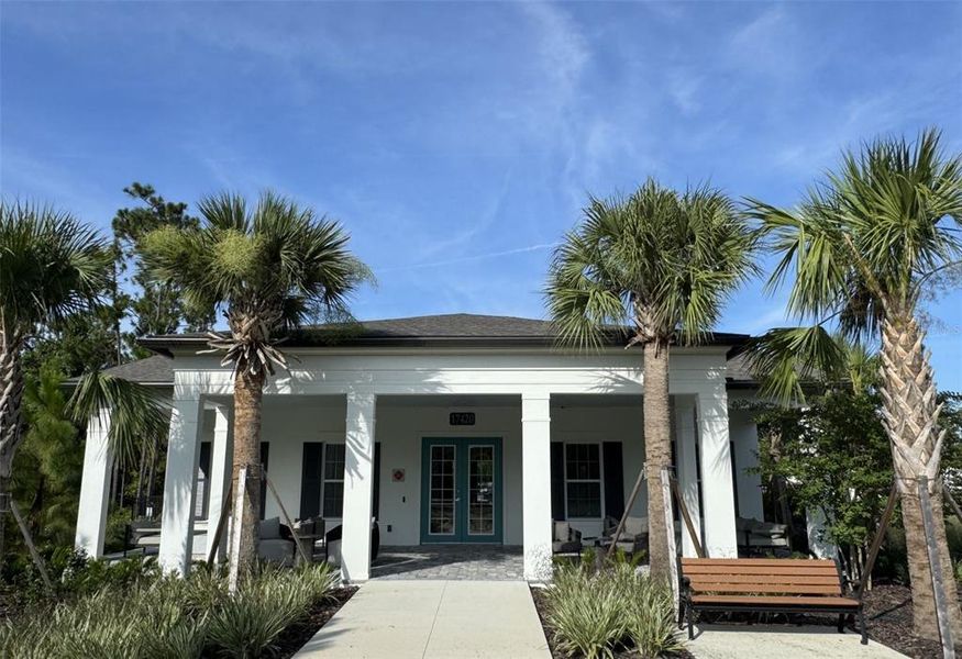 Front exterior of a new home in Northlake Traditional, Winter Garden, FL, highlighting curb appeal (Image 1).