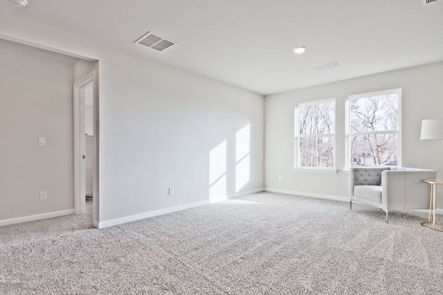 Need an extra tv room, workout den, or office space? The choice is yours in this versatile flex space.