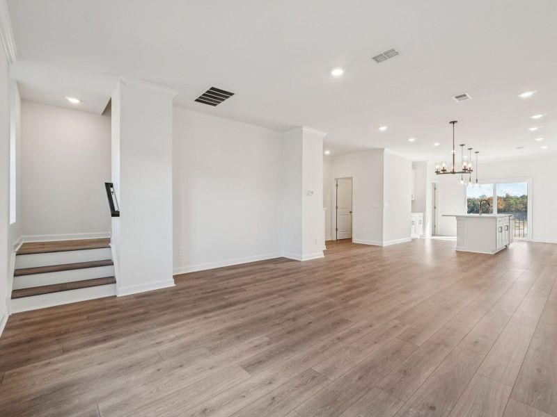 Spacious, unfurnished interior of a new home in Meadows at Wilson Farms - The Heights Series, Fort Mill (Image 13).