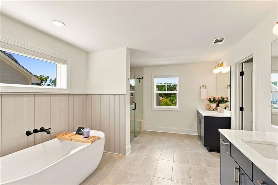 Furnished interior view inside a new home in , Woodstock (Image 18).