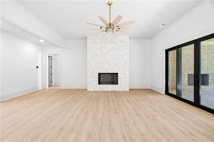 Spacious, unfurnished interior of a new home in , Buford (Image 57).