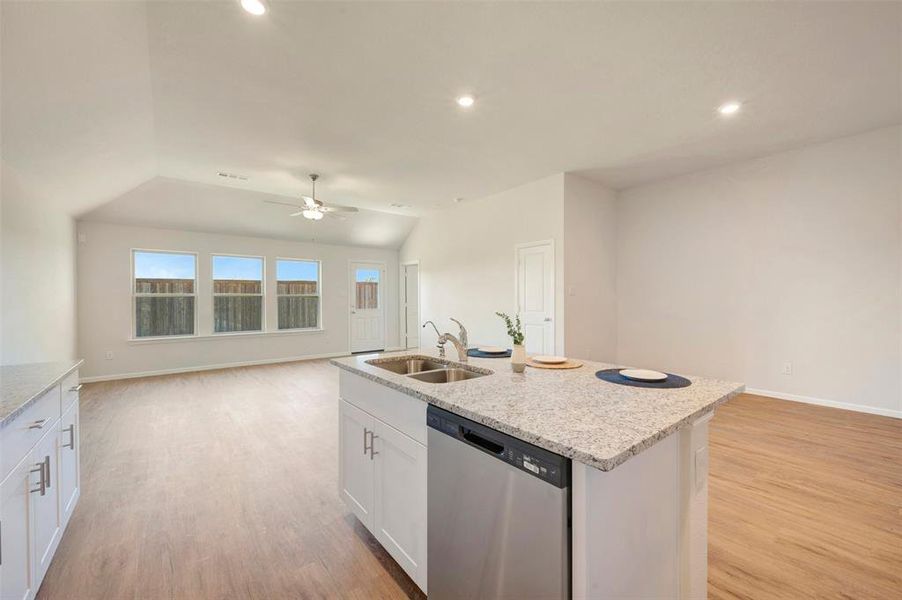 Furnished interior view inside a new home in Tarrytown, Crowley (Image 5).
