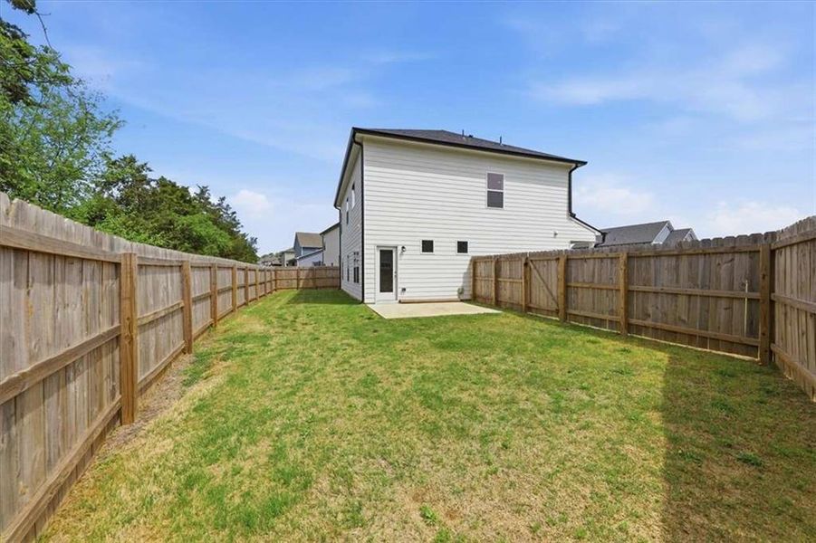 Exterior details and patio area of a home in , Cartersville (Image 3). Exterior details and patio area of a home in , Cartersville (Image 3).