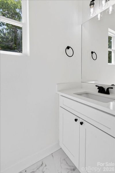 Half bath downstairs