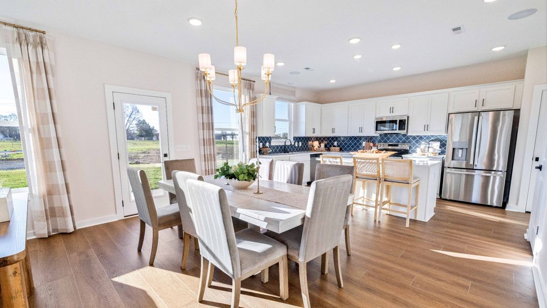 Representative furnished interior of a home built from the Bedford by DRB Homes in Cottages of Bearwood, Mount Pleasant (Image 7).