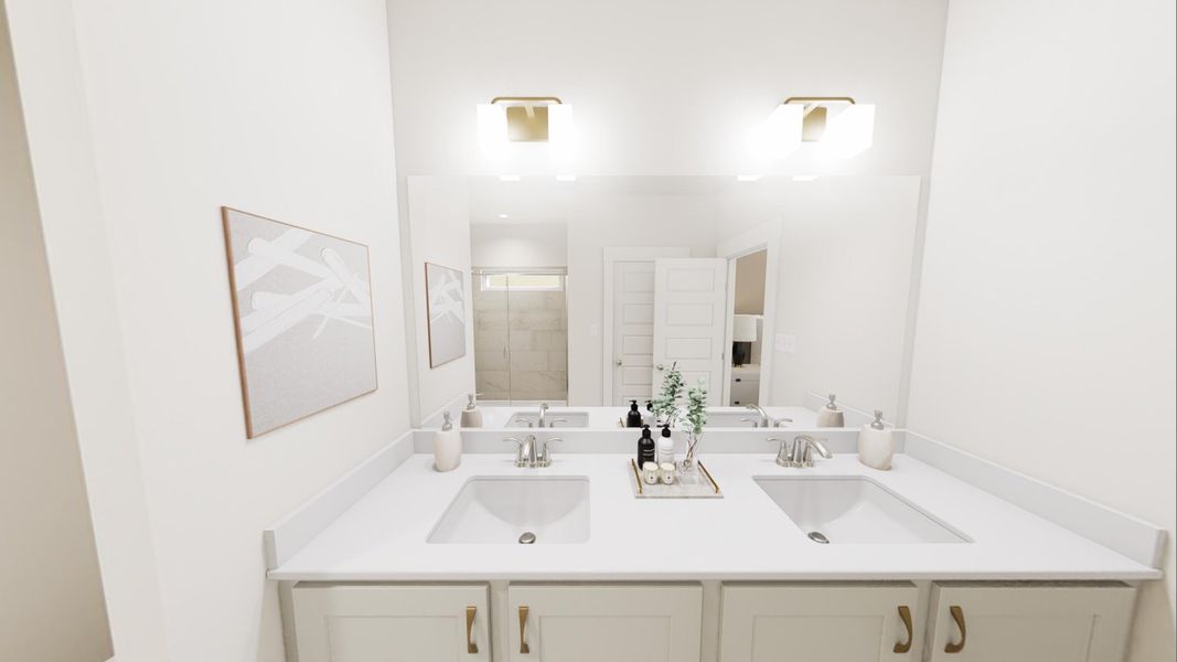 Furnished interior view inside a new home in Havenbrooke, Kernersville (Image 7).